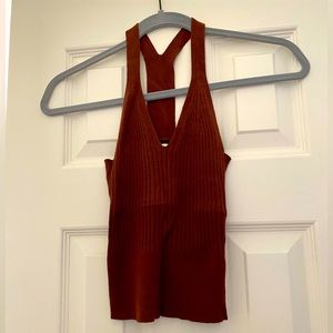 Abercrombie crop knit tank top. XS.